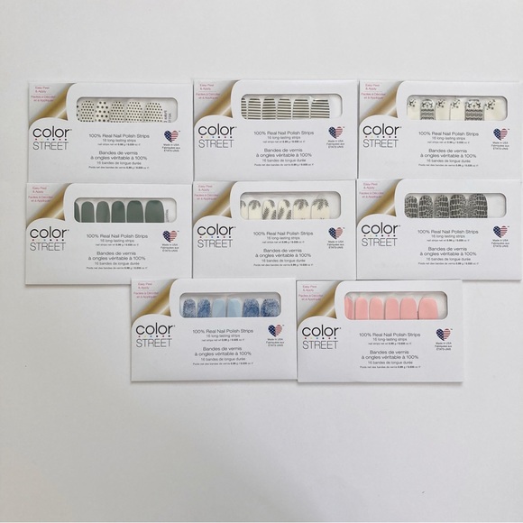 Color Street Real Nail Polish Strips Lot of 8 #2